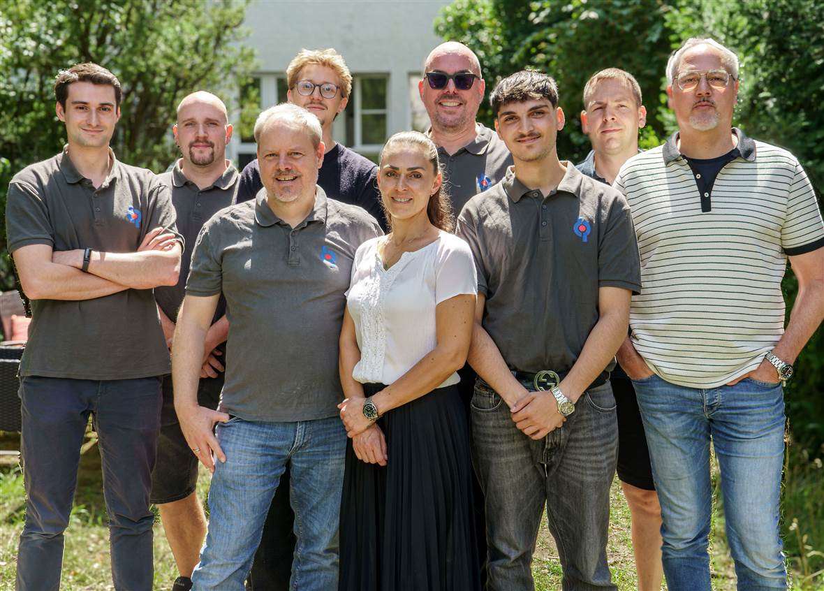 Das DigiPhant-Team in den Räumen in München-Untergiesing